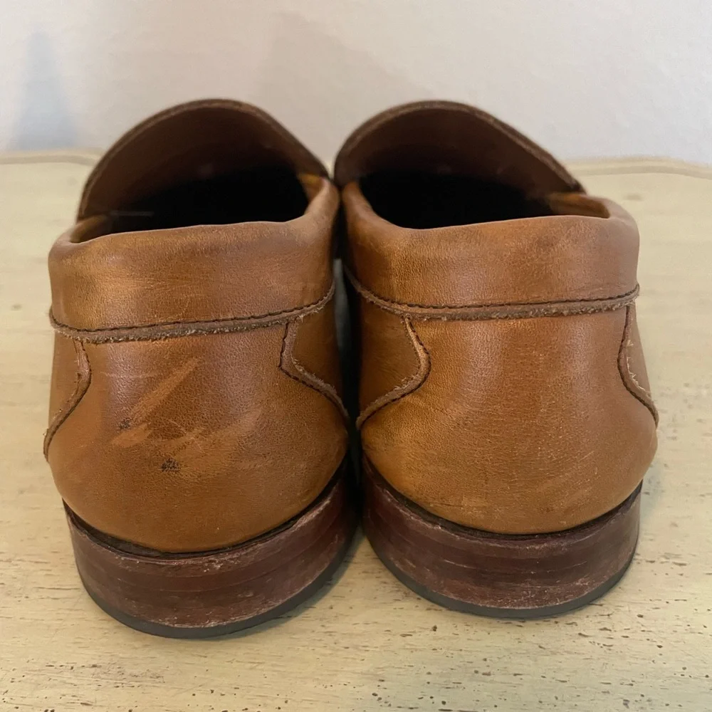 Allen Edmonds Cavanaugh Slip On Dress Penny Loafer Calfskin Leather Men Sz 8.5 A